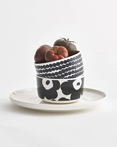 MARIMEKKO Oiva Unikko Stoneware Mug (Red) — Refine Your Kitchen Décor with Our Iconic Stoneware — Stylish Porcelain Coffee Mug for Morning Brews and Cozy Evenings (8.8oz)