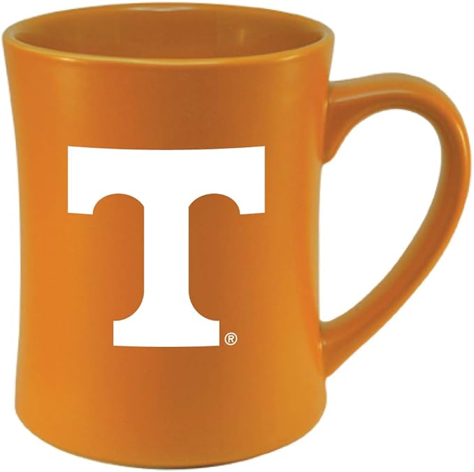 RFSJ Tennessee Volunteers Ceramic 16oz Sculpted Mug – Official Team Logo Coffee Cup – Handwash Recommended – Individually Boxed - Includes One Mug