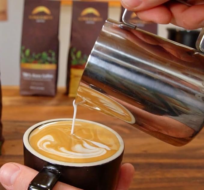 KONA EARTH 100% Kona Coffee, Classic Medium Dark Roast, Whole Bean, 5 lb (80 oz) Farm-Direct Authentic Hawaiian Kona Coffee beans from Hawaii’s Big Island, Micro-Batch-Roasted