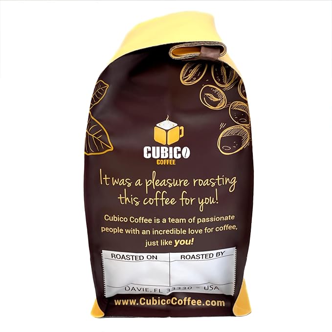Ethiopian Yirgacheffe Coffee, Whole Bean Coffee, Premium Ethiopia Yirgacheffe Single Origin Fresh Roasted Coffee Beans | Cubico Coffee | 12 Ounce Bag