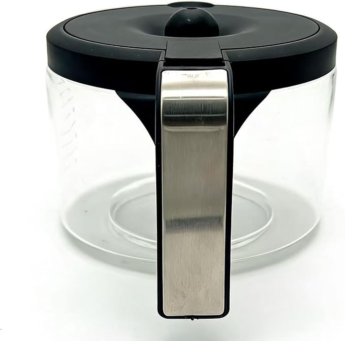 12-Cup Glass Coffee Pot Replacement Compatible with Keurig K-Duo 5100 Single Serve K-Cup Pod & Carafe Coffee Maker, NOT Fit K-Duo 5000 Essentials Model