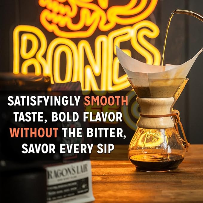 Bones Coffee Company The Nightmare Before Christmas Frog's Breath Flavored Coffee Beans, Whole Bean Coffee Medium Roast Low Acid, Chocolate Mole Flavor (12 oz)