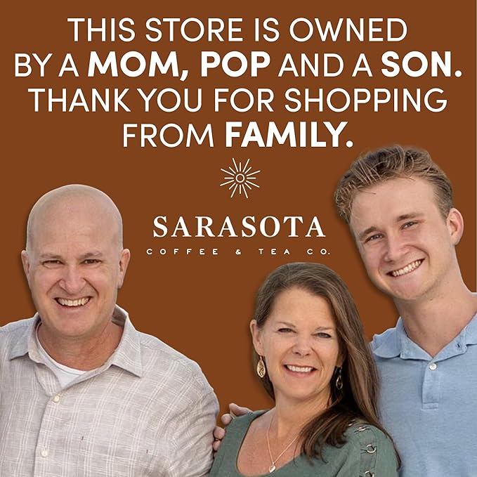 Sarasota Coffee Whole Bean Salted Caramel | Medium Roast Gourmet Flavored Coffee Beans | Low Acid, Mold Free, Specialty Grade Bulk Beans | 5lb (80 oz)