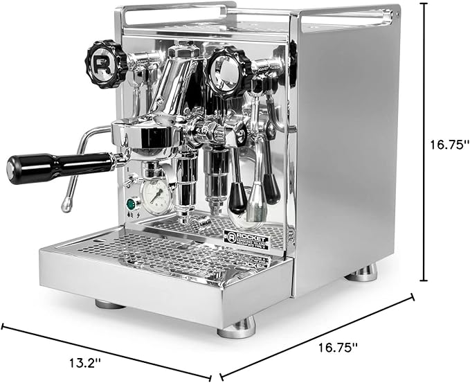 Rocket Espresso Cronometro V Espresso Machine | Shot Timer | PID Controller | Heat Exchanger | Vibratory Pump | (MOZZAFIATO CRONOMETRO V)
