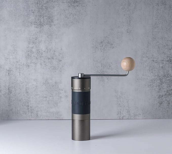 【Famous KOL Recommended】KINGrinder K6 Manual Hand Coffee Grinder with Straight Handle for French Press, Drip, Espresso with Assembly Consistency Stainless Steel Conical Burr Mill, 25-35g Capacity