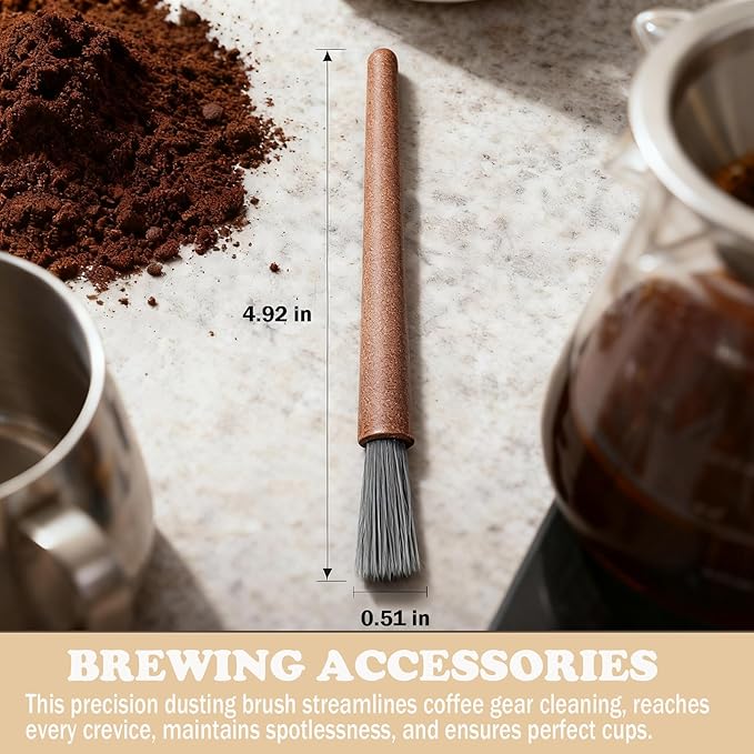 Coffee Grinder Cleaning Brush - Dusting Espresso Brush Accessories Cleaner Barista Brush Machine Cleaning Brush, Cleaner for Bean Grain Coffee Tool Barista Home Kitchen