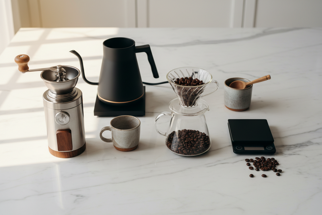 The Essential Home Coffee Setup Guide: From Grinders to Kettles