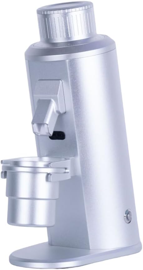 Electric Single Dose Coffee Grinder with Plasma Anti-Static, 63mm Conical Burrs, 350W Brushless Motor 100-450RPM Adjustable, Zero Retention (Black)