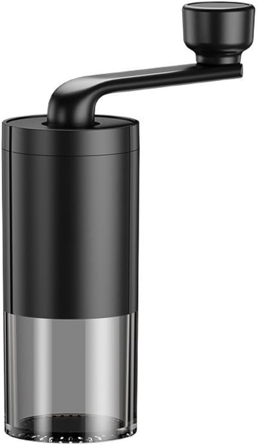 Adjustable electric portable coffee grinder for coffee beans and spices, compact and lightweight for fresh For grinding anywhere, anytime (black)