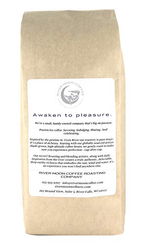 River Moon Coffee, Fade to Black Dark Roast Coffee Beans, 16 Ounces, Extra Dark, Low Acidity, Non-GMO, Direct Trade, Fadernauts Blend