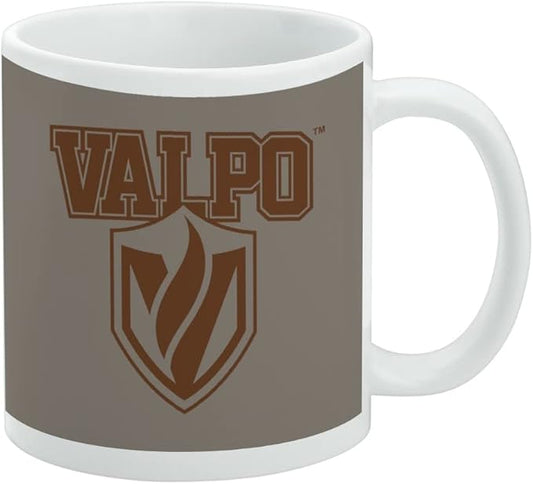 Valparaiso University Beacons Logo Ceramic Coffee Mug, Novelty Gift Mugs for Coffee, Tea and Hot Drinks, 11oz, White