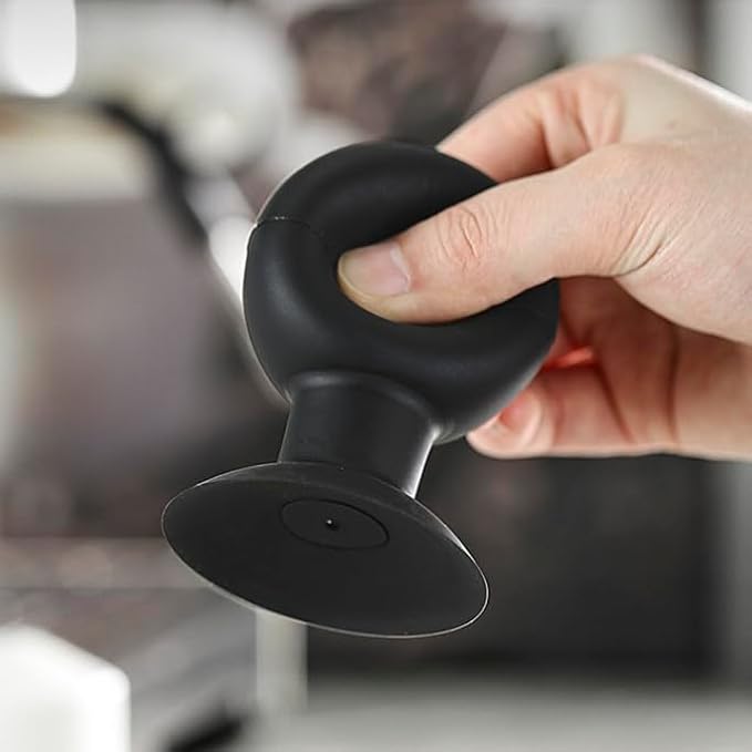 54mm Coffee Grounds Remover Tool,Silent Puck Ejector Tool,Barista Espresso Tool Accessories,Free-knock Box Grind Coffee Puck Blowing Out Tool,For 54mm Bottomless Portafilter