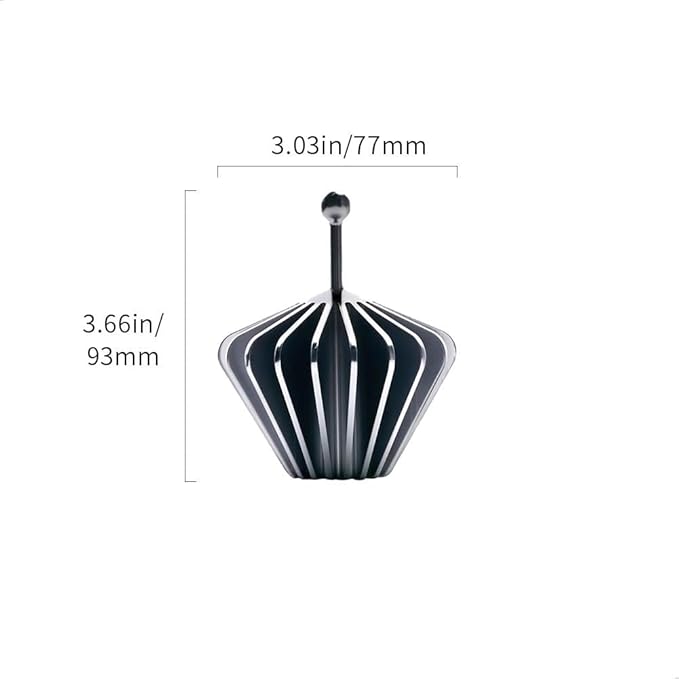 watchget Coffee Filter Presser - Aluminum Alloy Filter Shape Retainer for Basket & V60 Filter Paper, Food-Grade, Rust-Resistant, Coffee Filter Paper Assist Tool for Baristas, Silver
