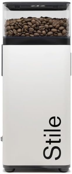 Rancilio Stile SD Semi-Automatic On-Demand Espresso Grinder, 58mm Steel Flat Burr, 300g (White)