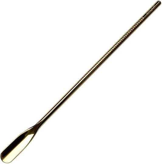 KRUVE Coffee Brew Stick - 8.6 Inch Stainless Steel (Gold) for Agitating Grounds During Brewing with Coffee Stirrers, Coffee Stir Sticks, or Coffee Spoons - Perfect for Pour Over, French Press & More