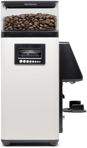 Rancilio Stile SD Semi-Automatic On-Demand Espresso Grinder, 58mm Steel Flat Burr, 300g (White)