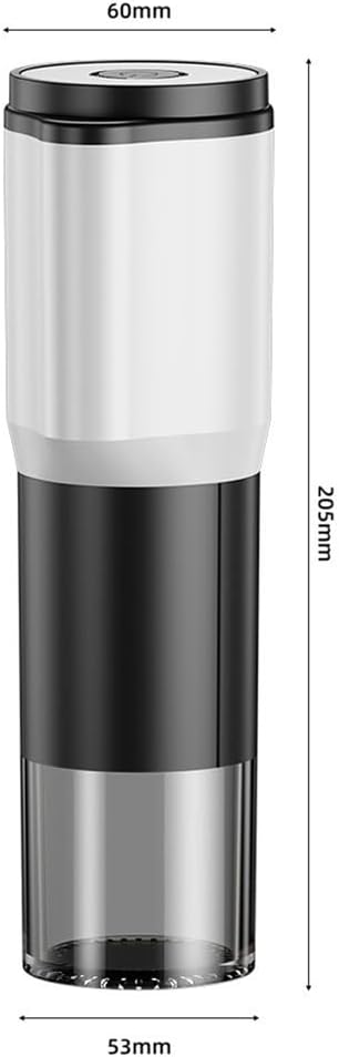 Adjustable electric portable coffee grinder for coffee beans and spices, compact and lightweight for fresh For grinding anywhere, anytime (electric)