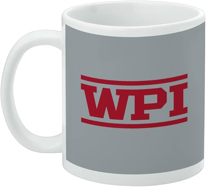 Worcester Polytechnic Goat Ceramic Coffee Mug, Novelty Gift Mugs for Coffee, Tea and Hot Drinks, 11oz, White