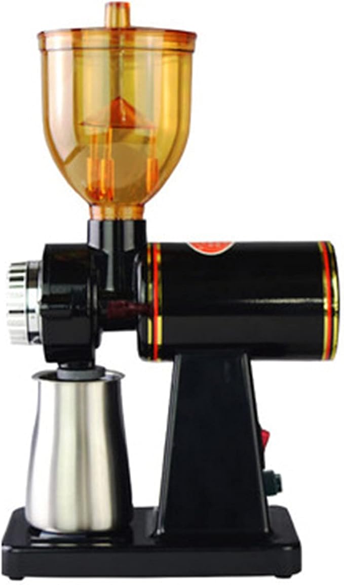 Electric Coffee Grinder 180W Coffee Espresso Bean Grinder Automatic Burr Grinder Coffee Mill Adjustable 8 Gear Commercial Home Milling Grinding Machine Professional Miller