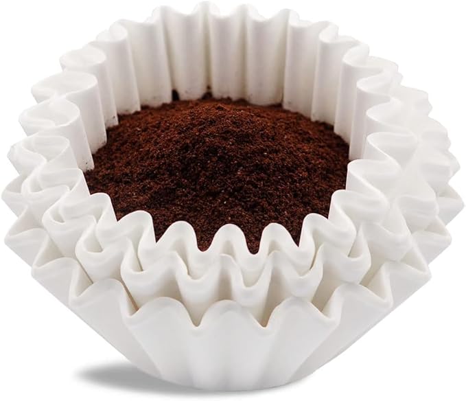 Basket Coffee Filters 700 Count – Disposable Coffee Filter Paper for 8–12 Cup Coffee Makers | Fits Most Basket-Style Coffee Machines | No Mess, Smooth Brew for Light, Medium & Dark Roast