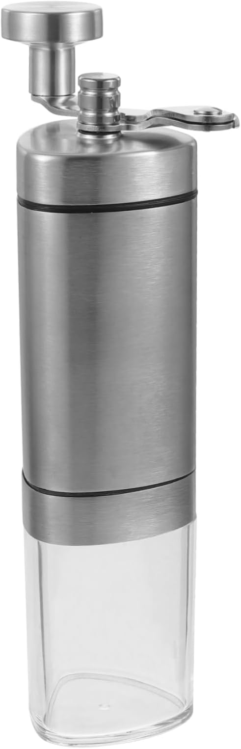 Milisten Manual Coffee Grinder Triangle Handle Stainless Bean Mill Adjustable Grind Size Easy to Use for Home Brewing for Coffee Enthusiasts