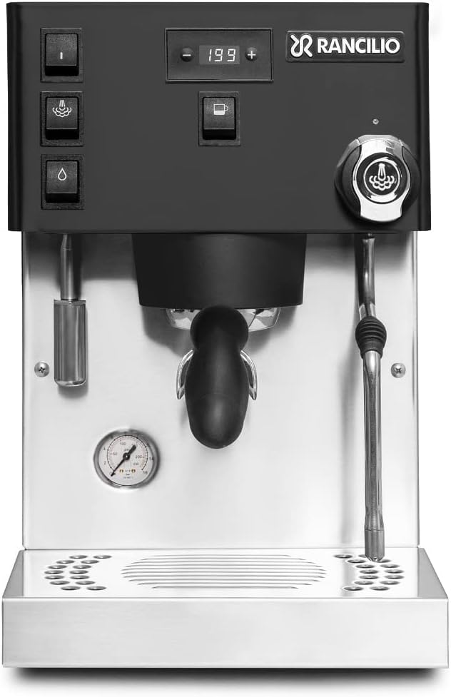 Rancilio Silvia Pro X Espresso Machine Bundle w/Eureka Specialita Espresso Grinder (Black)