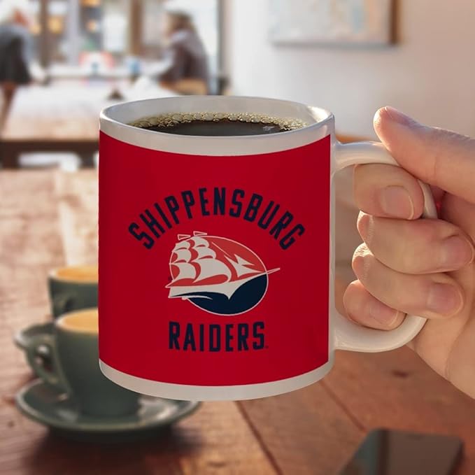 GRAPHICS & MORE Shippensburg University Raiders Logo Ceramic Coffee Mug, Novelty Gift Mugs for Coffee, Tea and Hot Drinks, 11oz, White