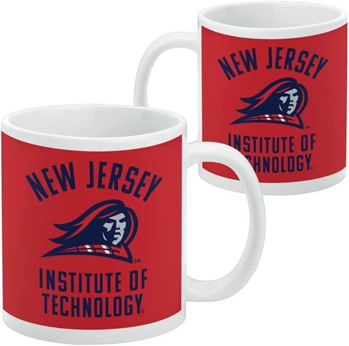 New Jersey Institute of Technology Highlanders Logo Ceramic Coffee Mug, Novelty Gift Mugs for Coffee, Tea and Hot Drinks, 11oz, White