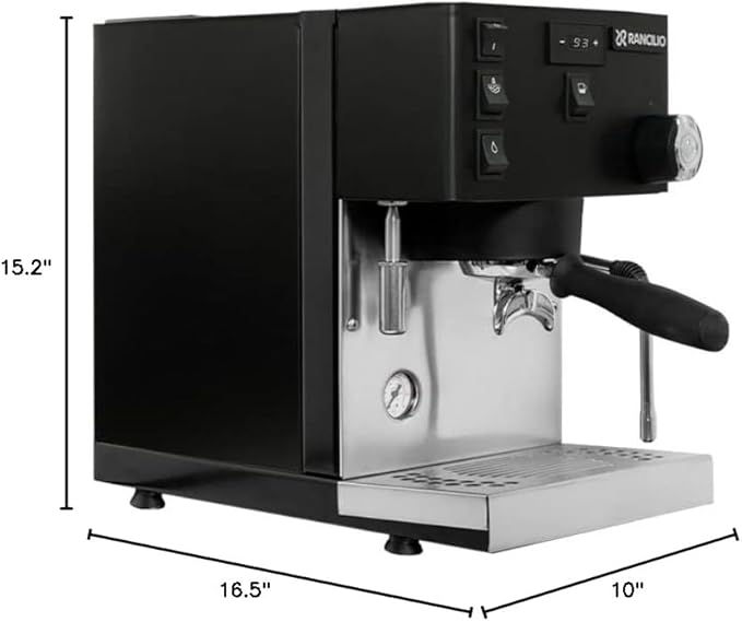 Rancilio Silvia Pro X Espresso Machine, Black