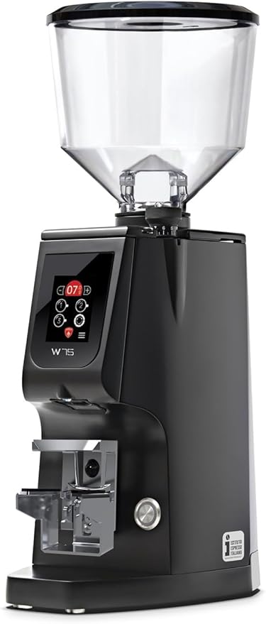Eureka Atom W 75 Espresso Grinder | 75mm | Silent Technology | Grind-by-Weight | (Black)