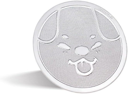 58mm Espresso Puck Screen, 0.4mm Ultra Thin Espresso Puck, Metal Reusable Coffee Filter for 58mm Espresso Portafilter Basket - 316 Stainless Steel(Doggie)