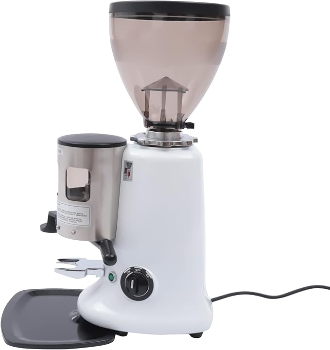 1200g Commercial Espresso Coffee Grinder, Semi-auto Electric Burr Mill Coffee Machine Coffee Bean Grinding Tool with Grinding and Hopper for Office Home Restaurant, 110V 350W
