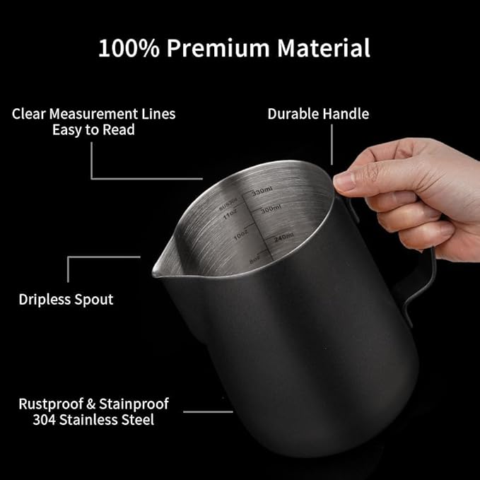 27 PCS Espresso Accessories Kit,Barista Kit 51mmCoffee Tamper Set- with Tamper,Frothing Pitcher，WDT Tool,Espresso Puck Screen and Dosing Funnel,Latte Art Kit