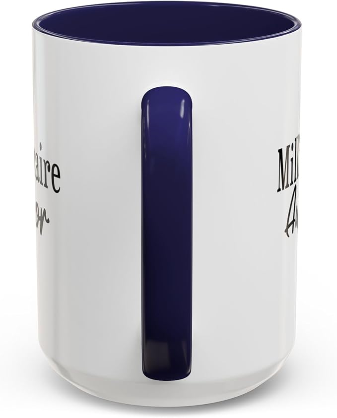 Millionaire Author Coffee Mug, Inspirational Mug for Writers, Gift for Authors, Desk Accessory, Motivational Coffee Cup