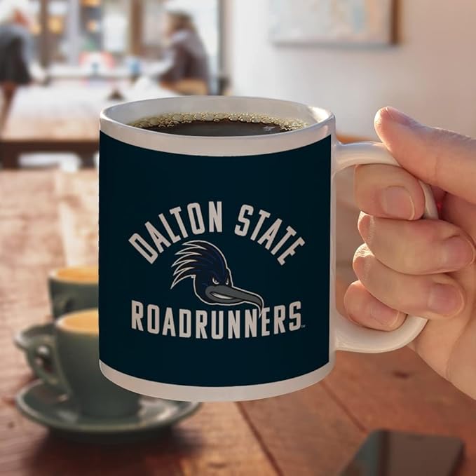 Dalton State College Roadrunners Logo Ceramic Coffee Mug, Novelty Gift Mugs for Coffee, Tea and Hot Drinks, 11oz, White