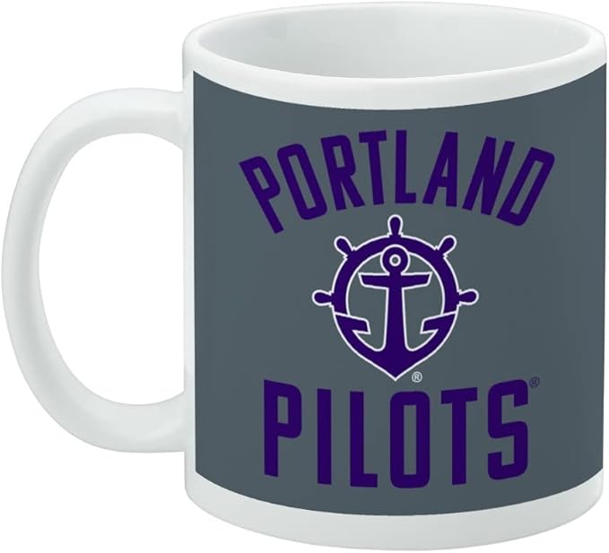 Portland Pilot Ceramic Coffee Mug, Novelty Gift Mugs for Coffee, Tea and Hot Drinks, 11oz, White