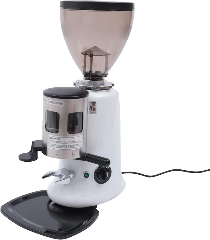 1200g Commercial Espresso Coffee Grinder, Semi-auto Electric Burr Mill Coffee Machine Coffee Bean Grinding Tool with Grinding and Hopper for Office Home Restaurant, 110V 350W