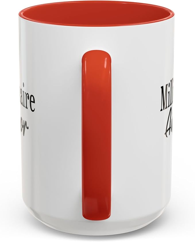 Millionaire Author Coffee Mug, Inspirational Mug for Writers, Gift for Authors, Desk Accessory, Motivational Coffee Cup