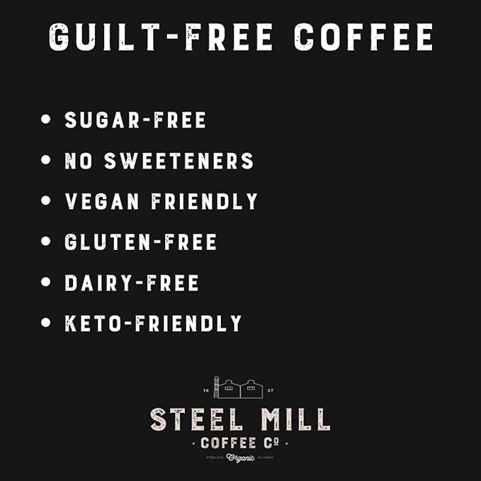 Steel Mill Coffee Co. Chocolate Raspberry Flavored Whole Bean Coffee – 2lb Bag – Medium Roast – 100% Arabica Beans – Colombian Origin – Vegan, Gluten-Free, Sugar-Free