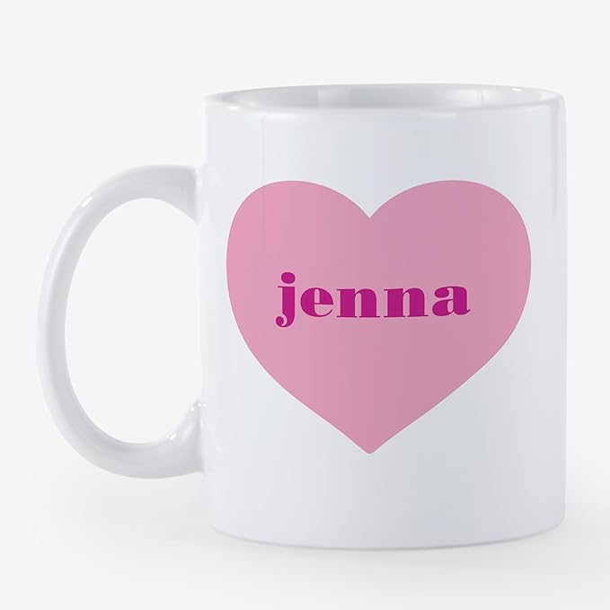 Personalization Universe Heart You Lots Personalized 18 oz. Coffee Mug