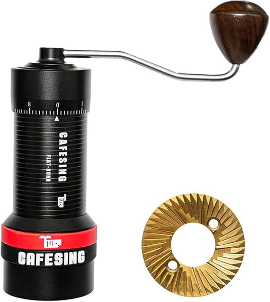 CafeSing ORCA go Flat Burr Manual Coffee Grinder