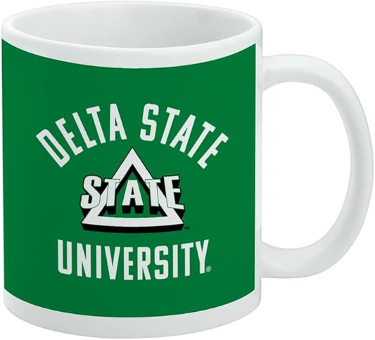 Delta State Statesmen Ceramic Coffee Mug, Novelty Gift Mugs for Coffee, Tea and Hot Drinks, 11oz, White