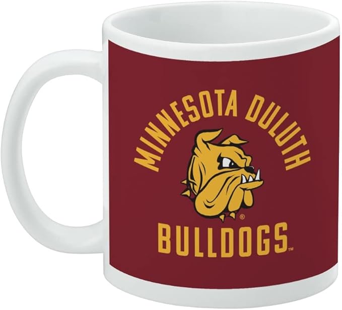 Minnesota Duluth Bulldog Ceramic Coffee Mug, Novelty Gift Mugs for Coffee, Tea and Hot Drinks, 11oz, White