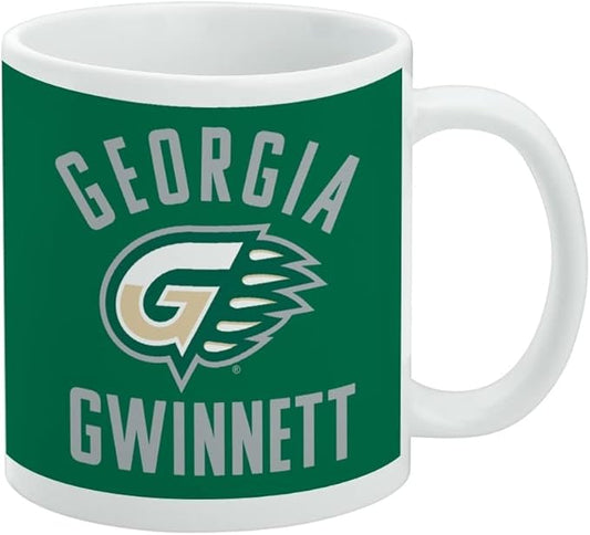 Georgia Gwinnett College Grizzlies Logo Ceramic Coffee Mug, Novelty Gift Mugs for Coffee, Tea and Hot Drinks, 11oz, White