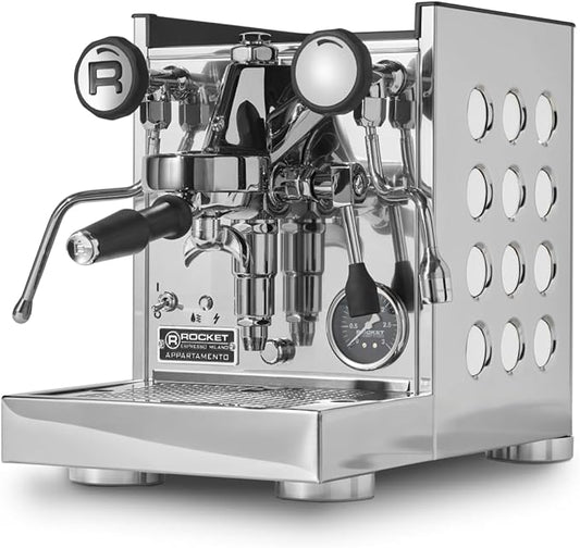 Rocket Espresso Appartamento TCA Espresso Machine (Stainless/White)