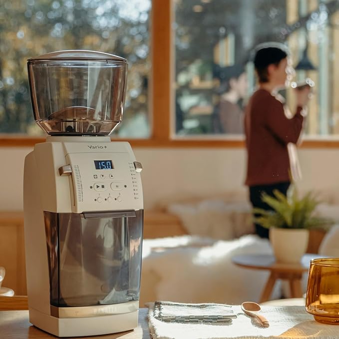 Baratza Vario+ Flat Ceramic Burr Grinder (White)