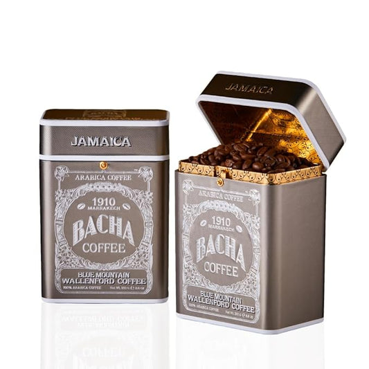Bacha Coffee | Blue Mountain Wallenford Single Origin, Whole Beans, Medium Roast, 100% Arabica Specialty Coffee, 250g Signature Nomad Collection, Gift Box