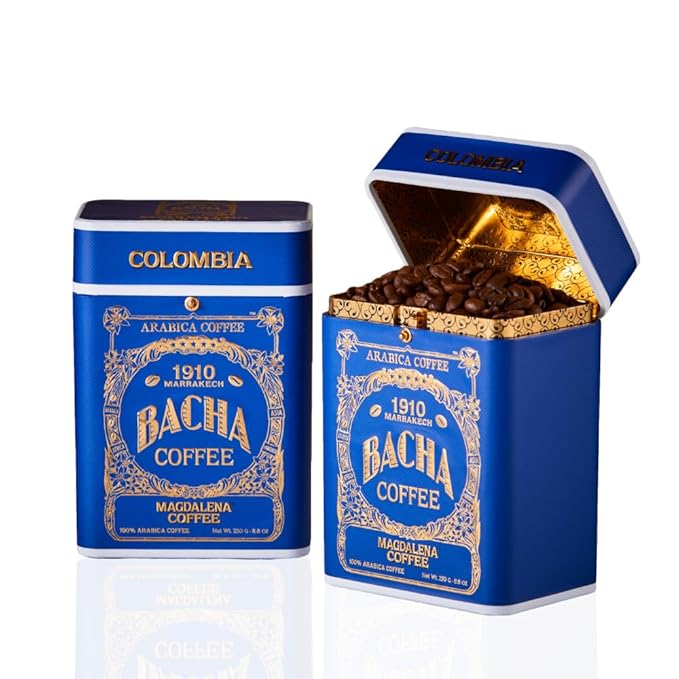 Bacha Coffee | Magdalena Single Origin, Whole Beans, Medium Roast, 100% Arabica Specialty Coffee, 250g Signature Nomad Collection, Gift Box