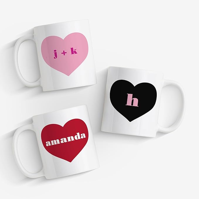 Personalization Universe Heart You Lots Personalized 18 oz. Coffee Mug