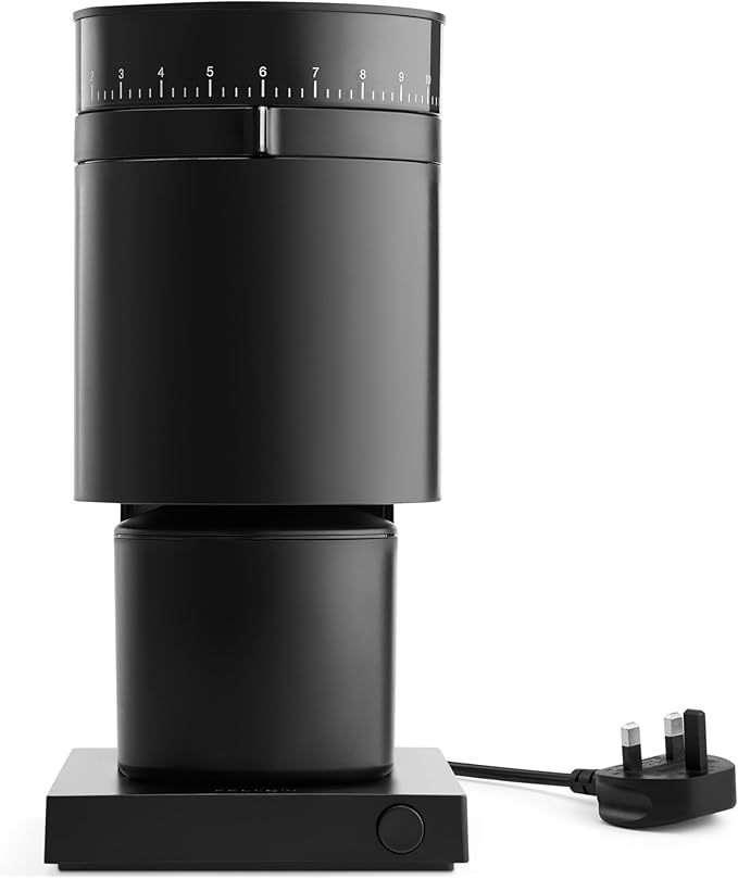 Fellow Opus Conical Burr Coffee Grinder - All Purpose Electric - Espresso Grinder with 41 Settings for Drip, French Press, & Cold Brew - Matte Black